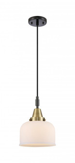 Bell - 1 Light - 8 inch - Black Antique Brass - Mini Pendant (3442|447-1P-BAB-G71)