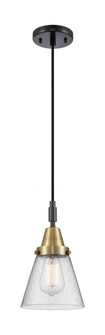 Cone - 1 Light - 6 inch - Black Antique Brass - Mini Pendant (3442|447-1P-BAB-G64)