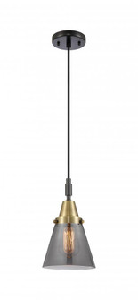 Cone - 1 Light - 6 inch - Black Antique Brass - Mini Pendant (3442|447-1P-BAB-G63)