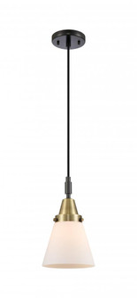 Cone - 1 Light - 6 inch - Black Antique Brass - Mini Pendant (3442|447-1P-BAB-G61)