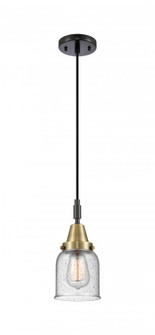 Bell - 1 Light - 5 inch - Black Antique Brass - Mini Pendant (3442|447-1P-BAB-G54)