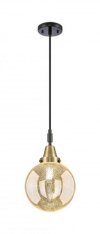 Beacon - 1 Light - 8 inch - Black Antique Brass - Mini Pendant (3442|447-1P-BAB-G208-8)