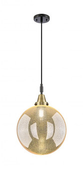 Beacon - 1 Light - 12 inch - Black Antique Brass - Mini Pendant (3442|447-1P-BAB-G208-12)