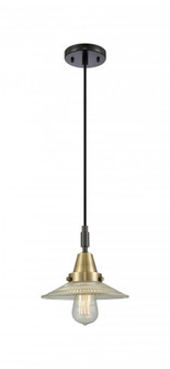 Halophane - 1 Light - 9 inch - Black Antique Brass - Mini Pendant (3442|447-1P-BAB-G2)