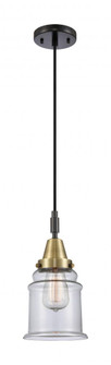 Canton - 1 Light - 7 inch - Black Antique Brass - Mini Pendant (3442|447-1P-BAB-G182)