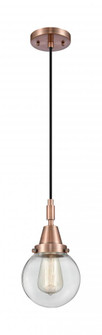 Beacon - 1 Light - 6 inch - Antique Copper - Mini Pendant (3442|447-1P-AC-G202-6)