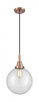 Beacon - 1 Light - 10 inch - Antique Copper - Mini Pendant (3442|447-1P-AC-G202-10)