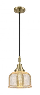 Bell - 1 Light - 8 inch - Antique Brass - Mini Pendant (3442|447-1P-AB-G78)