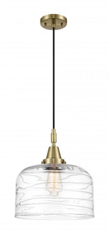 Bell - 1 Light - 12 inch - Antique Brass - Mini Pendant (3442|447-1P-AB-G713-L)