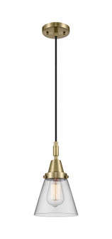 Cone - 1 Light - 6 inch - Antique Brass - Mini Pendant (3442|447-1P-AB-G62)