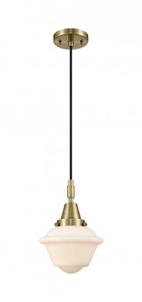 Oxford - 1 Light - 8 inch - Antique Brass - Mini Pendant (3442|447-1P-AB-G531)