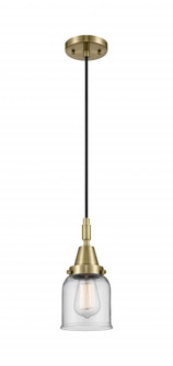 Bell - 1 Light - 5 inch - Antique Brass - Mini Pendant (3442|447-1P-AB-G52)