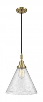 Cone - 1 Light - 12 inch - Antique Brass - Mini Pendant (3442|447-1P-AB-G44-L)