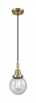 Beacon - 1 Light - 6 inch - Antique Brass - Mini Pendant (3442|447-1P-AB-G204-6)