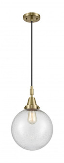 Beacon - 1 Light - 10 inch - Antique Brass - Mini Pendant (3442|447-1P-AB-G204-10)