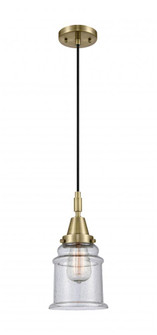 Canton - 1 Light - 7 inch - Antique Brass - Mini Pendant (3442|447-1P-AB-G184)