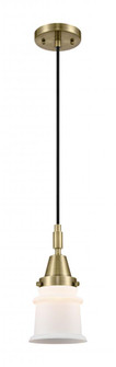 Canton - 1 Light - 7 inch - Antique Brass - Mini Pendant (3442|447-1P-AB-G181S)