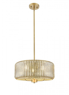 Windsor - 3 Light - 16 inch - Brushed Brass - Stem hung - Pendant (3442|436-3S-BB-G436-16ME)