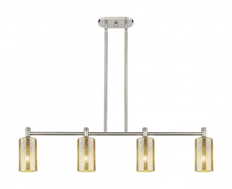 Crown Point - 4 Light - 44 inch - Satin Nickel - Island Light (3442|434-4I-SN-G434-7ME)