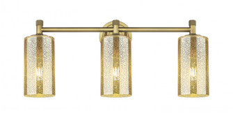Crown Point - 3 Light - 24 inch - Brushed Brass - Bath Vanity Light (3442|434-3W-BB-G434-7ME)