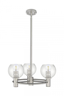 Crown Point - 3 Light - 20 inch - Satin Nickel - Pendant (3442|434-3CR-SN-G124-6)