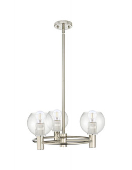 Crown Point - 3 Light - 20 inch - Polished Nickel - Pendant (3442|434-3CR-PN-G124-6)