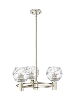 Crown Point - 3 Light - 20 inch - Polished Nickel - Pendant (3442|434-3CR-PN-G1213-6CL)
