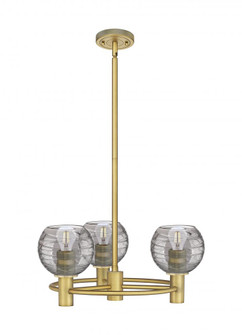 Crown Point - 3 Light - 20 inch - Brushed Brass - Pendant (3442|434-3CR-BB-G1213-6SM)