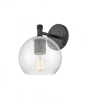 Crown Point - 1 Light - 6 inch - Matte Black - Sconce (3442|434-1W-BK-G124-6)