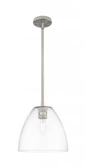 Crown Point - 1 Light - 9 inch - Satin Nickel - Pendant (3442|434-1S-SN-GBD-92)