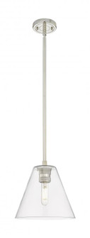 Crown Point - 1 Light - 8 inch - Polished Nickel - Pendant (3442|434-1S-PN-GBC-82)