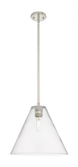 Crown Point - 1 Light - 12 inch - Polished Nickel - Pendant (3442|434-1S-PN-GBC-122)