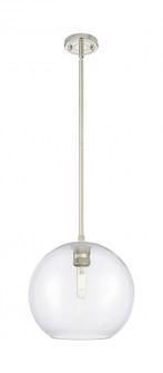 Crown Point - 1 Light - 10 inch - Polished Nickel - Pendant (3442|434-1S-PN-G122-10)