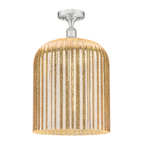 Bridal Veil - 1 Light - 5 inch - Brushed Satin Nickel - Semi-Flush Mount (3442|616-1F-SN-G559-12ME)