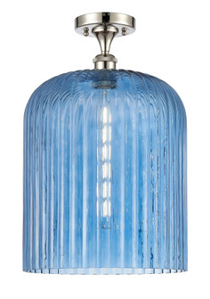 Bridal Veil - 1 Light - 5 inch - Polished Nickel - Semi-Flush Mount (3442|616-1F-PN-G559-12BL)