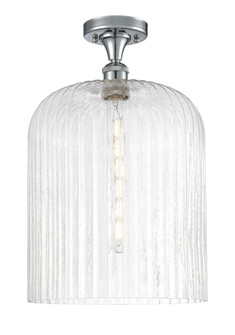Bridal Veil - 1 Light - 5 inch - Polished Chrome - Semi-Flush Mount (3442|616-1F-PC-G559-12SDY)