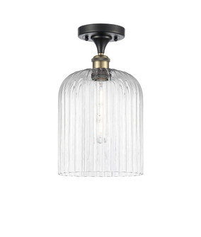 Bridal Veil - 1 Light - 5 inch - Black Antique Brass - Semi-Flush Mount (3442|616-1F-BAB-G559-8CL)