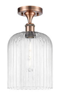 Bridal Veil - 1 Light - 5 inch - Antique Copper - Semi-Flush Mount (3442|616-1F-AC-G559-8CL)
