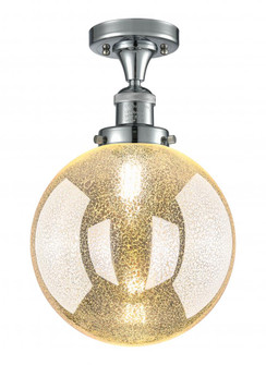 Beacon - 1 Light - 10 inch - Polished Chrome - Semi-Flush Mount (3442|517-1CH-PC-G208-10)