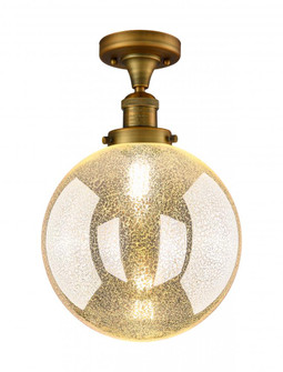 Beacon - 1 Light - 10 inch - Brushed Brass - Semi-Flush Mount (3442|517-1CH-BB-G208-10)