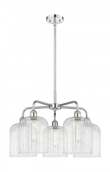 Bridal Veil - 5 Light - 23 inch - Polished Chrome - Chandelier (3442|516-5CR-PC-G559-8CL)