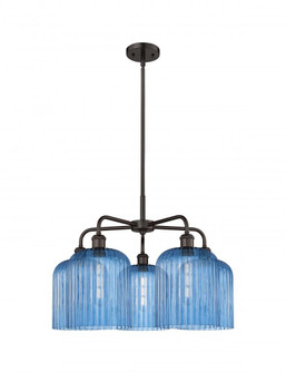 Bridal Veil - 5 Light - 23 inch - Oil Rubbed Bronze - Chandelier (3442|516-5CR-OB-G559-8BL)
