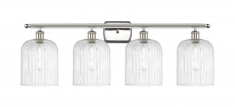 Bridal Veil - 4 Light - 35 inch - Polished Nickel - Bath Vanity Light (3442|516-4W-PN-G559-8SDY)