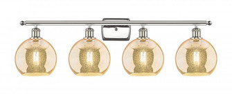 Athens - 4 Light - 38 inch - Polished Nickel - Bath Vanity Light (3442|516-4W-PN-G128-8)