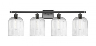 Bridal Veil - 4 Light - 35 inch - Oil Rubbed Bronze - Bath Vanity Light (3442|516-4W-OB-G559-8SDY)