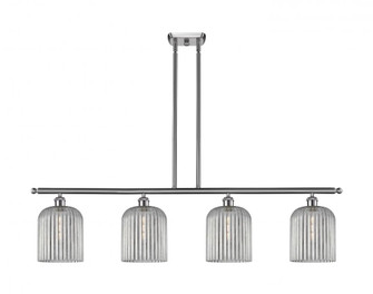 Bridal Veil - 4 Light - 48 inch - Brushed Satin Nickel - Stem hung - Island Light (3442|516-4I-SN-G559-8SM)