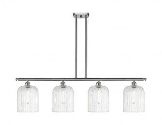 Bridal Veil - 4 Light - 48 inch - Brushed Satin Nickel - Stem hung - Island Light (3442|516-4I-SN-G559-8SDY)