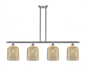 Bridal Veil - 4 Light - 48 inch - Brushed Satin Nickel - Stem hung - Island Light (3442|516-4I-SN-G559-8ME)