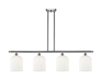 Bridal Veil - 4 Light - 48 inch - Brushed Satin Nickel - Stem hung - Island Light (3442|516-4I-SN-G559-8GWH)