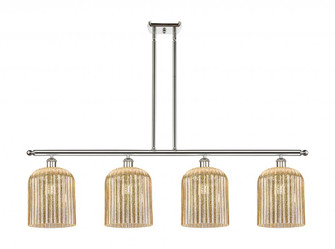 Bridal Veil - 4 Light - 48 inch - Polished Nickel - Stem hung - Island Light (3442|516-4I-PN-G559-8ME)